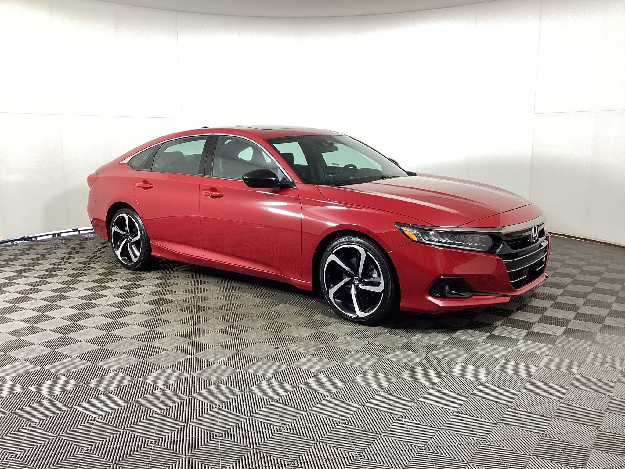 San Marino Red 2021 Honda Accord Sedan Front-Wheel Drive Automatic