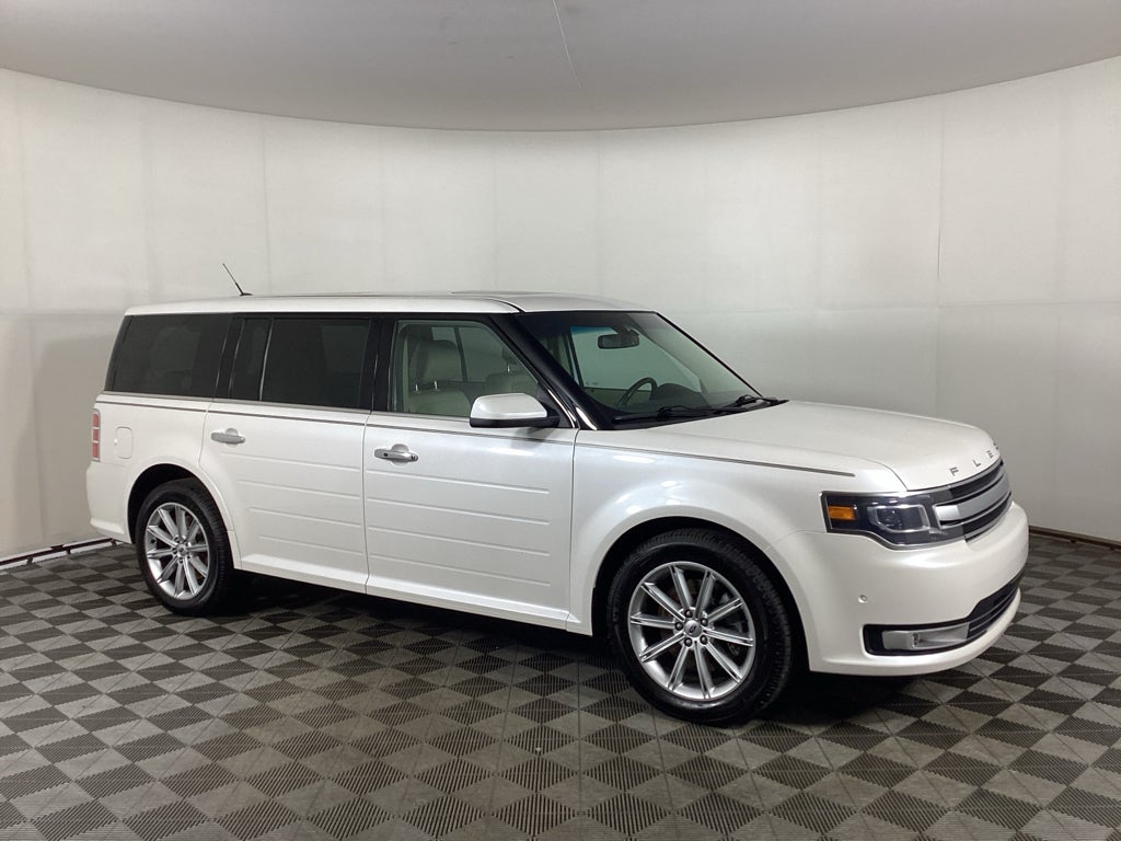 White Platinum Metallic Tri-Coat 2018 Ford Flex SUV / Crossover All-Wheel Drive 6-Speed Automatic