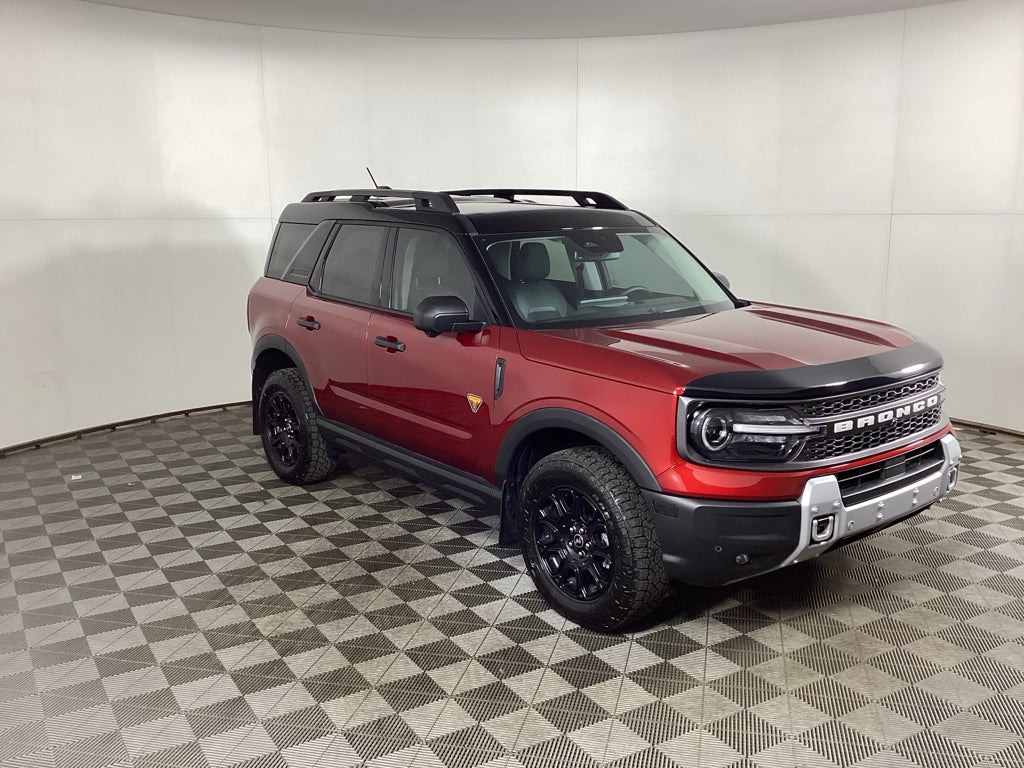 Ruby Red Metallic Tinted Clearcoat 2025 Ford Bronco Sport Badlands AWD SUV / Crossover All-Wheel Drive 8-Speed Automatic