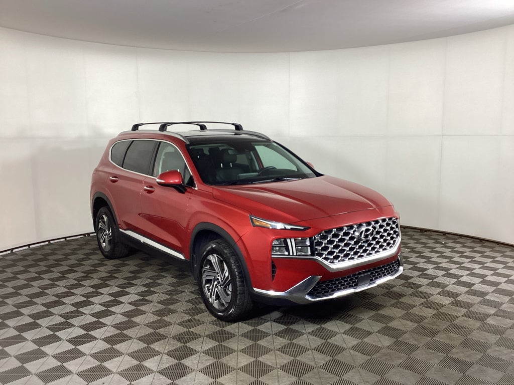 Calypso Red 2022 Hyundai Santa Fe SUV / Crossover All-Wheel Drive 8-Speed Automatic