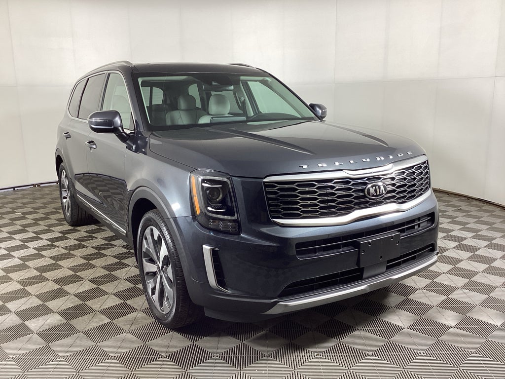 Gray (Gravity Grey) 2020 Kia Telluride EX AWD SUV / Crossover All-Wheel Drive 8-Speed Automatic