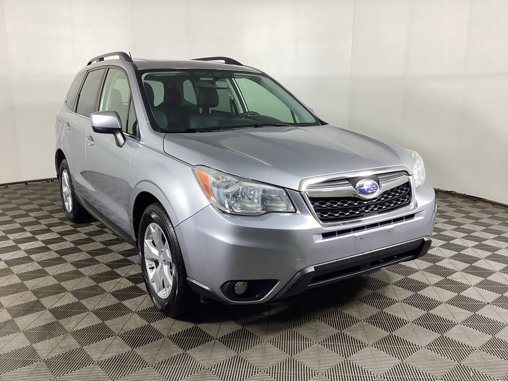 Ice Silver Metallic 2015 Subaru Forester 2.5i Limited SUV / Crossover All-Wheel Drive Continuously Variable Transmission