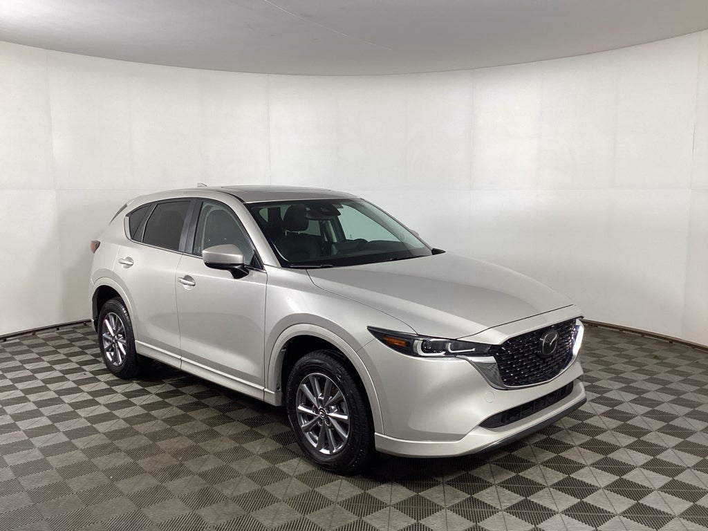 Gray (Platinum Quartz Metallic) 2025 Mazda CX-5 2.5 S Preferred AWD SUV / Crossover All-Wheel Drive 6-Speed Automatic