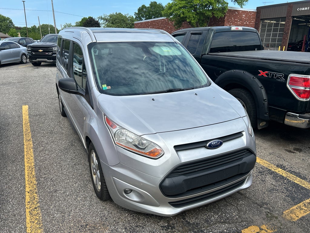 Silver Metallic 2016 Ford Transit Connect Wagon XLT LWB FWD with Rear Liftgate Van Front-Wheel Drive 6-Speed Automatic