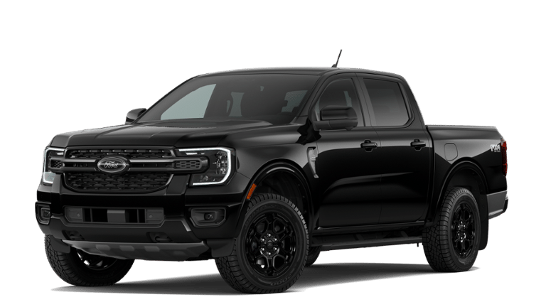 Shadow Black 2026 Ford Ranger Pickup Truck Four-Wheel Drive Automatic