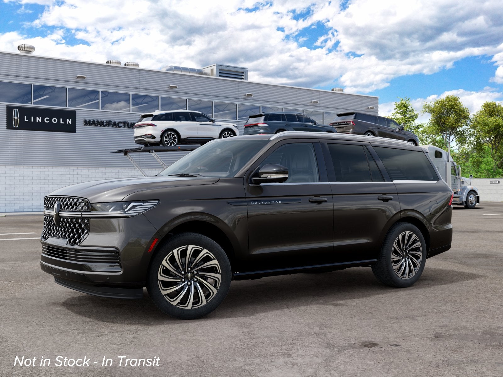 Black (Chroma Caviar Dark Gray Metallic Clearcoat) 2027 Lincoln Navigator SUV / Crossover Four-Wheel Drive Automatic