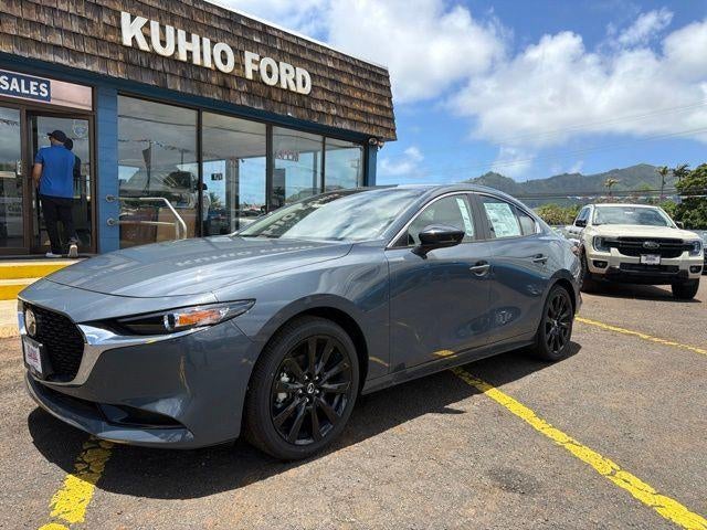 Polymetal Gray Metallic 2026 Mazda MAZDA3 2.5 S Carbon Edition Sedan AWD Sedan All-Wheel Drive Automatic