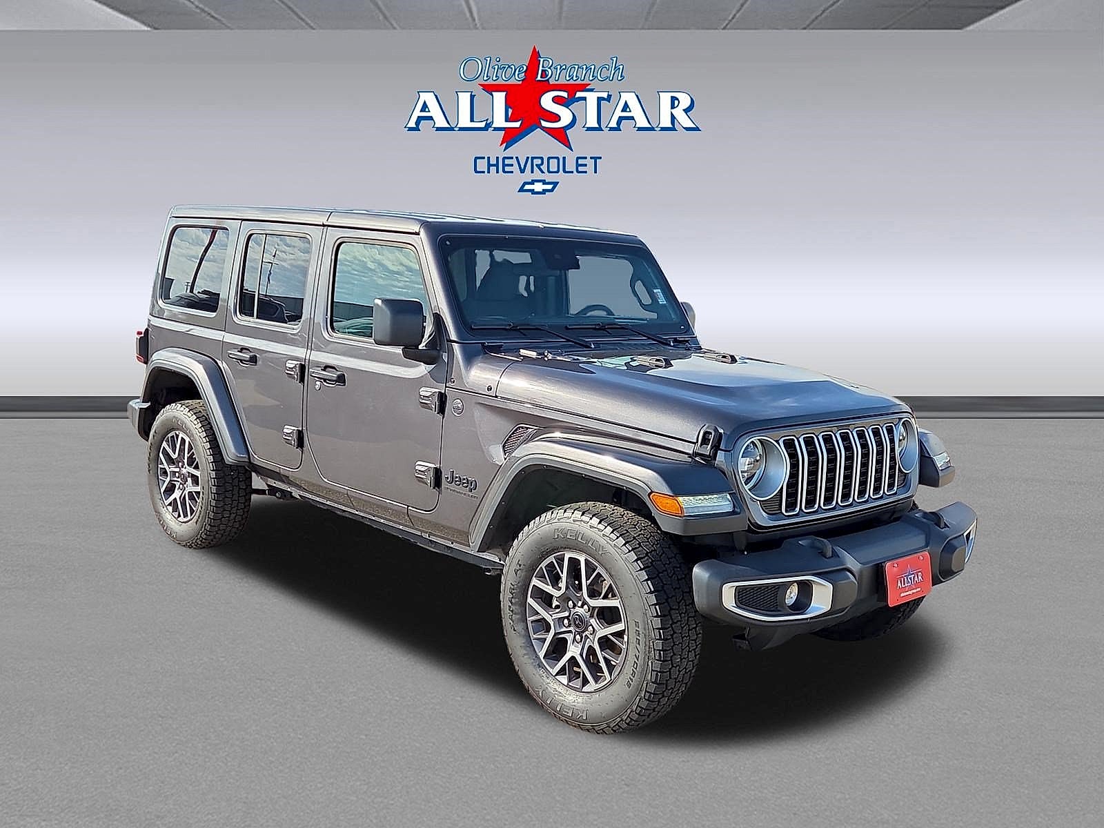 Gray 2025 Jeep Wrangler SUV / Crossover Four-Wheel Drive Automatic