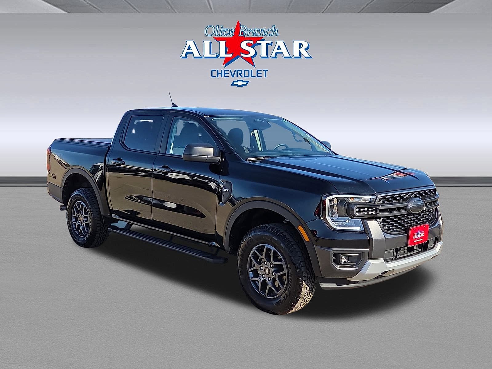 Shadow Black 2025 Ford Ranger Pickup Truck Four-Wheel Drive Automatic