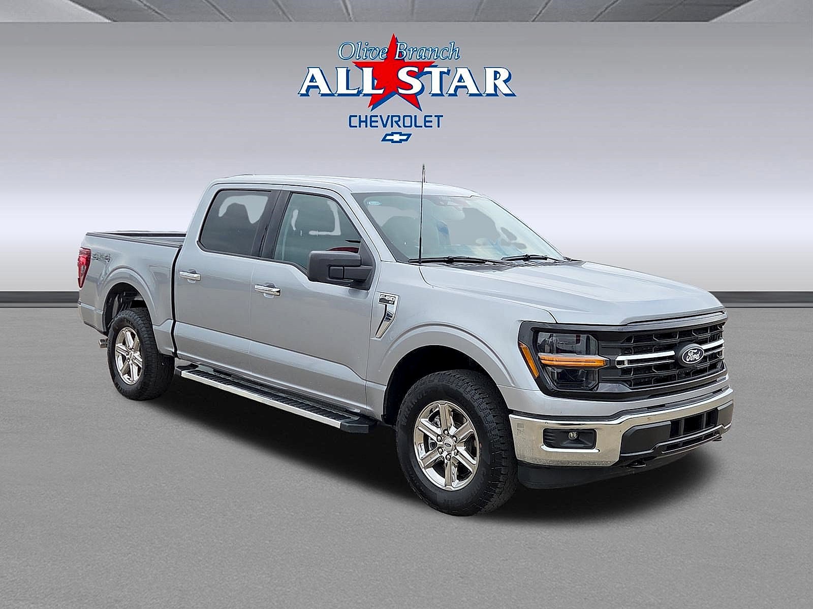 Gray 2025 Ford F-150 Pickup Truck Four-Wheel Drive Automatic