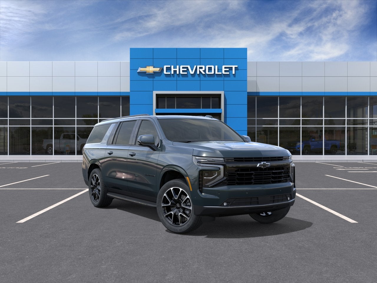 Cypress Gray 2026 Chevrolet Suburban SUV / Crossover Four-Wheel Drive Automatic
