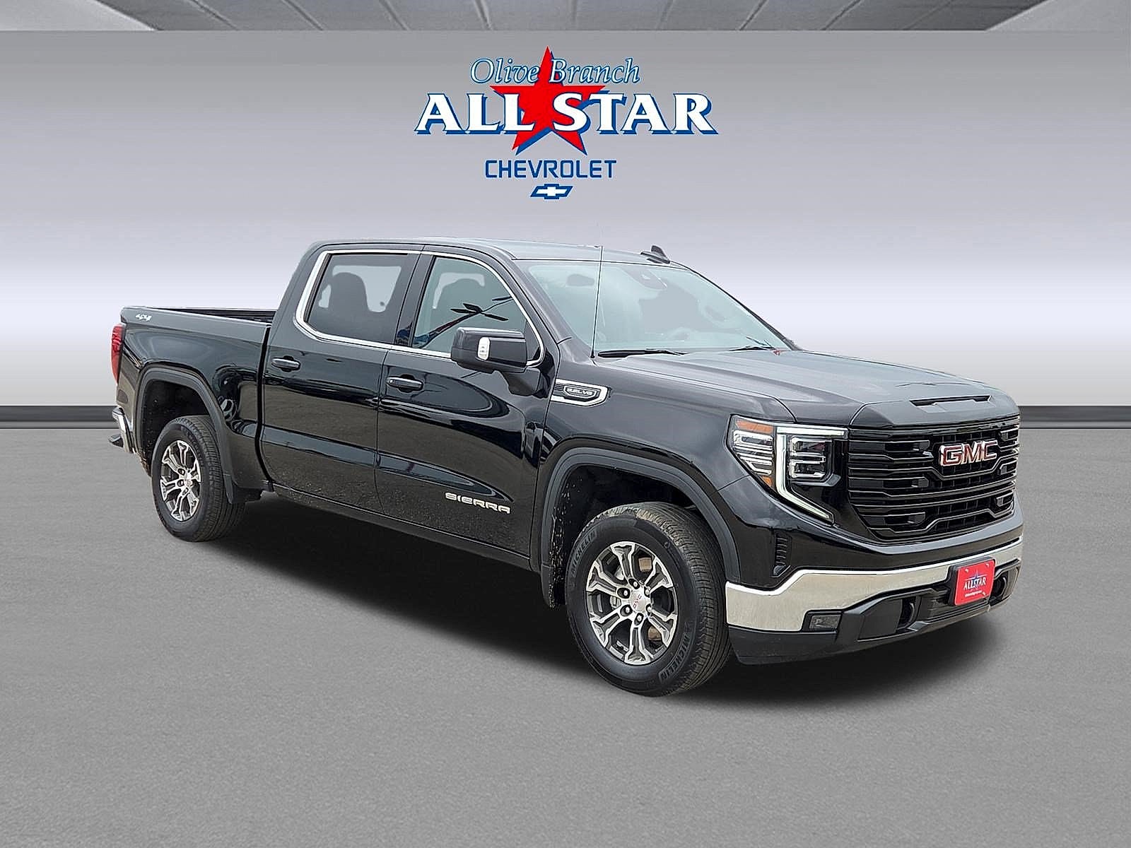 Onyx Black 2025 GMC Sierra 1500 Pickup Truck Four-Wheel Drive Automatic