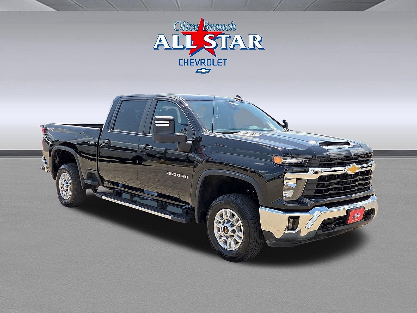 Black 2025 Chevrolet Silverado 2500HD Pickup Truck Four-Wheel Drive Automatic