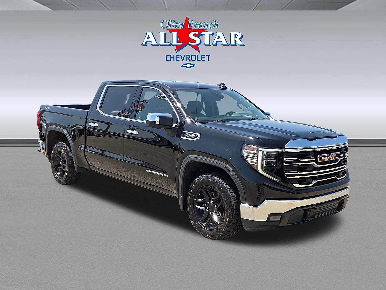 Onyx Black 2023 GMC Sierra 1500 Pickup Truck Four-Wheel Drive Automatic