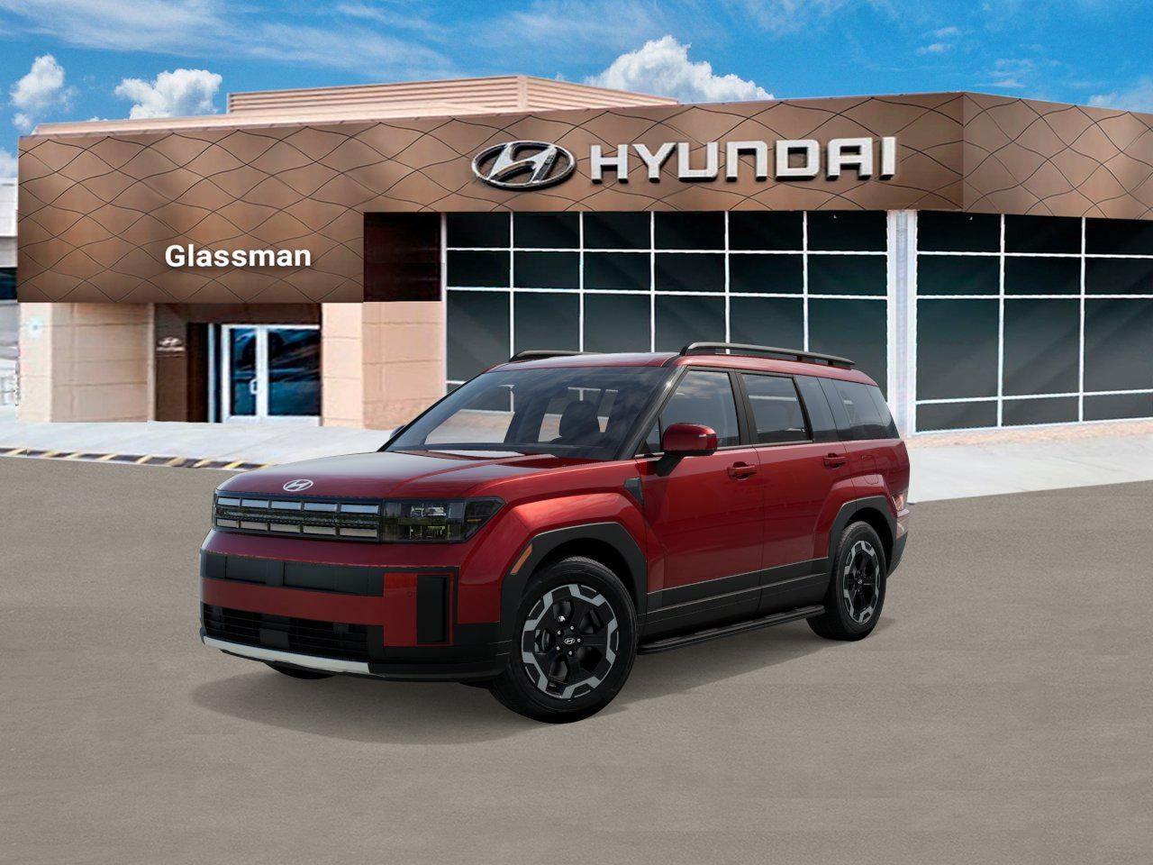 Ultimate Red 2026 Hyundai Santa Fe SUV / Crossover All-Wheel Drive 8-Speed Automatic