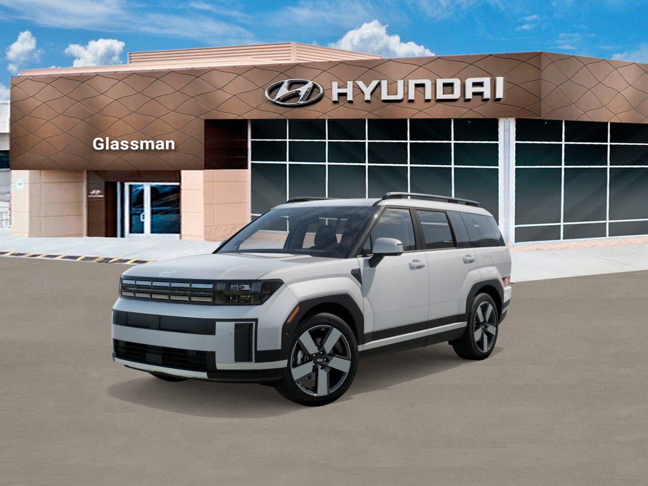 Serenity White 2026 Hyundai Santa Fe SUV / Crossover All-Wheel Drive 8-Speed Automatic