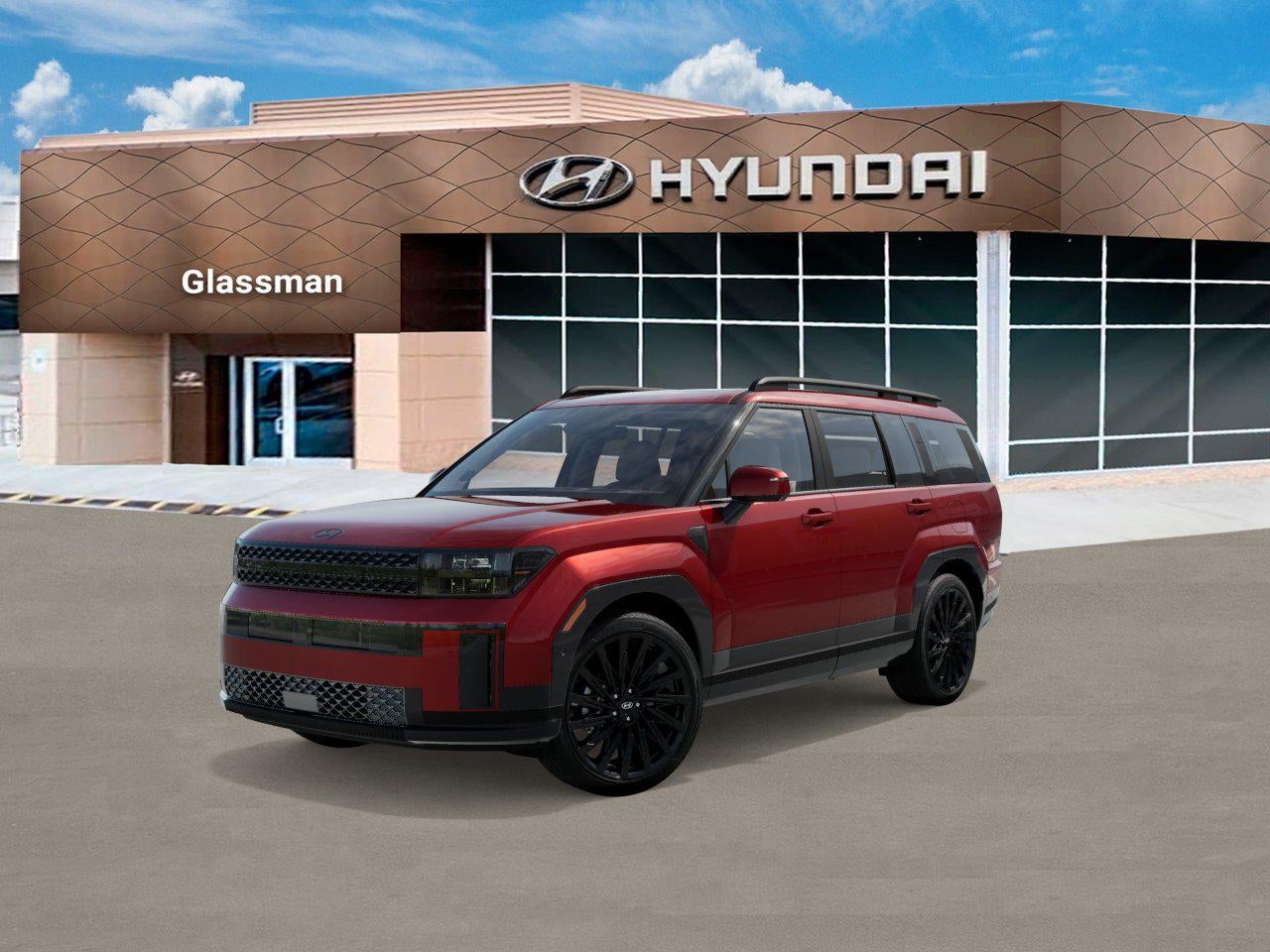 Ultimate Red 2026 Hyundai Santa Fe SUV / Crossover All-Wheel Drive 8-Speed Automatic