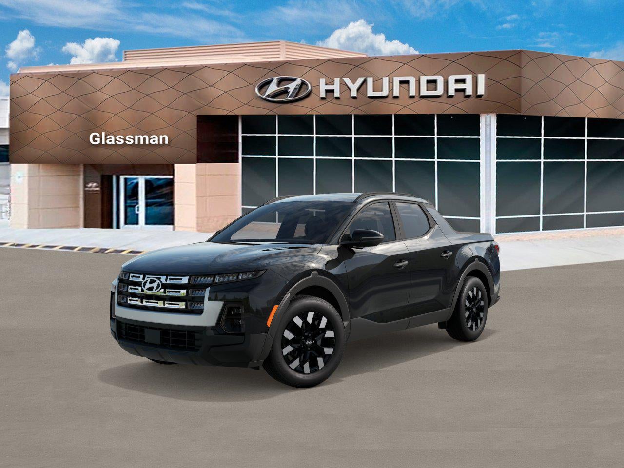 Phantom Black 2026 Hyundai Santa Cruz Pickup Truck All-Wheel Drive 8-Speed Automatic
