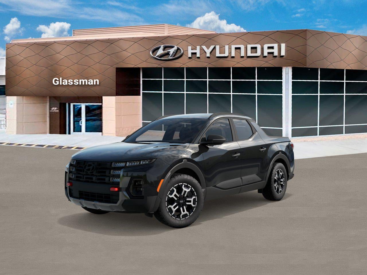 Phantom Black 2026 Hyundai Santa Cruz Pickup Truck All-Wheel Drive 8-Speed Automatic
