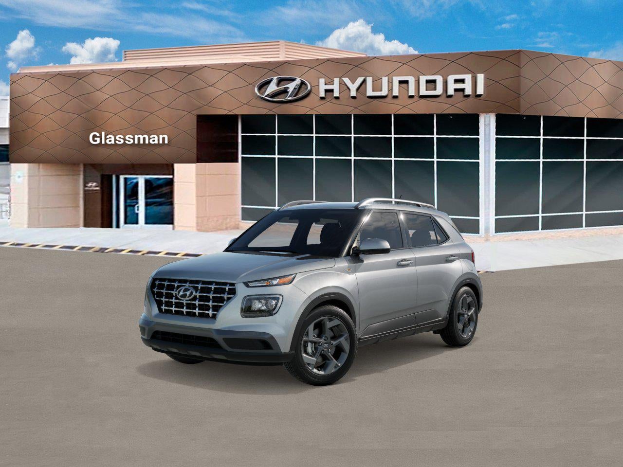 Shimmering Silver 2026 Hyundai Venue SUV / Crossover Front-Wheel Drive Continuously Variable Transmission