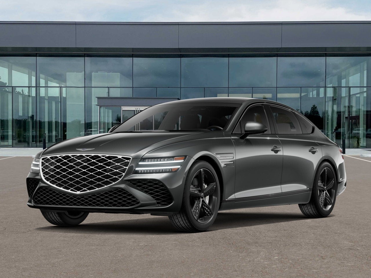 Gray 2027 Genesis G80 Sedan All-Wheel Drive 8-Speed Automatic Overdrive