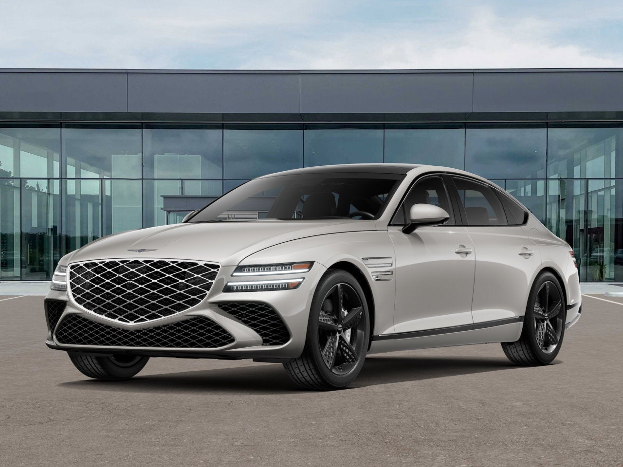 Gray 2027 Genesis G80 Sedan All-Wheel Drive 8-Speed Automatic Overdrive
