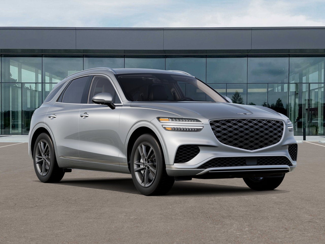 Silver 2027 Genesis GV70 SUV / Crossover All-Wheel Drive 8-Speed Automatic