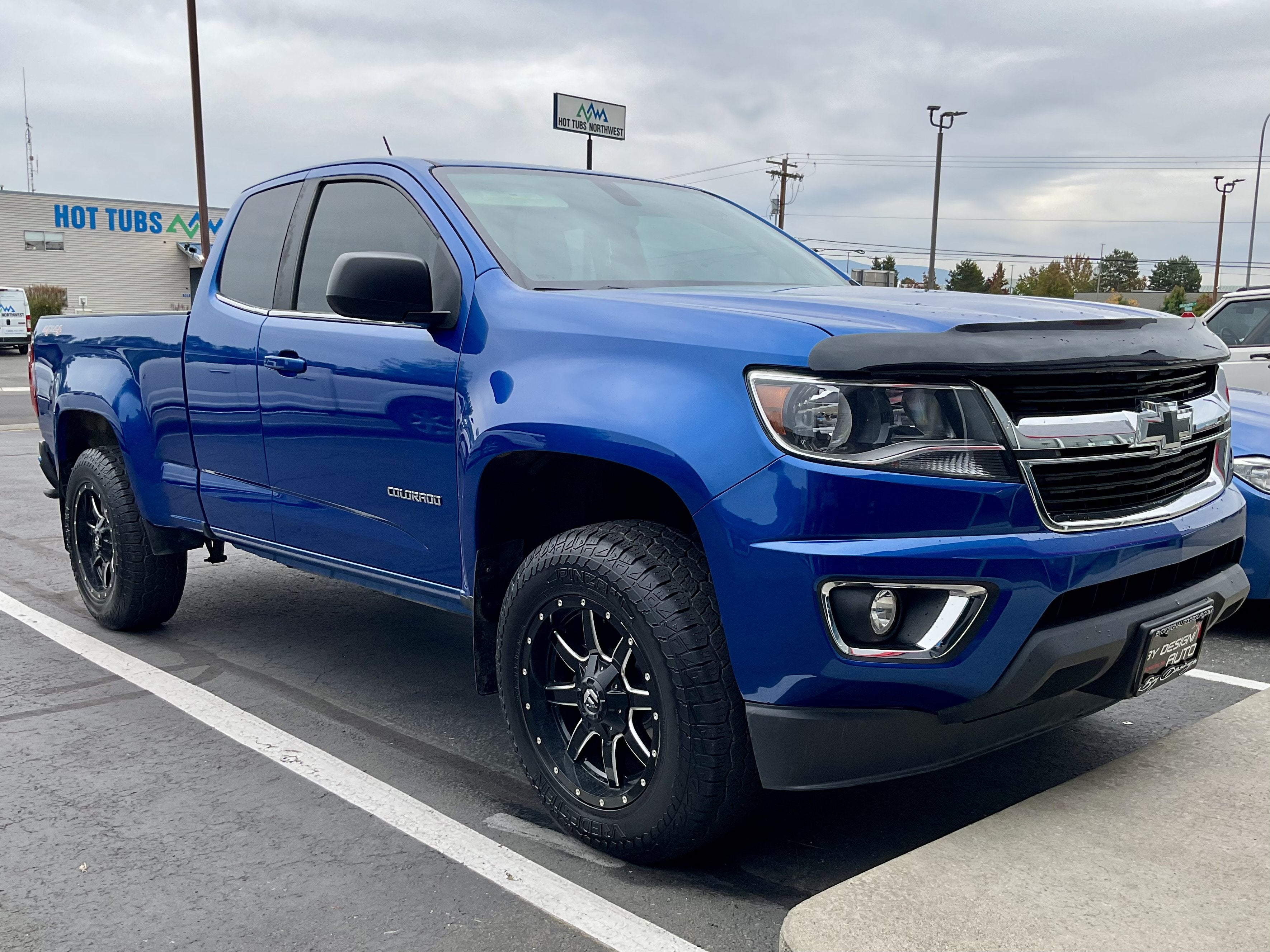 Kinetic Blue Metallic 2019 Chevrolet Colorado Pickup Truck Four-Wheel Drive Automatic
