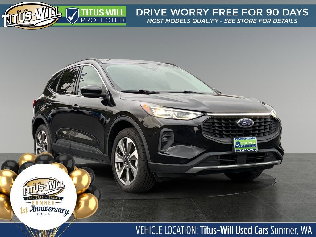 Black Metallic 2025 Ford Escape SUV / Crossover All-Wheel Drive 8-Speed Automatic