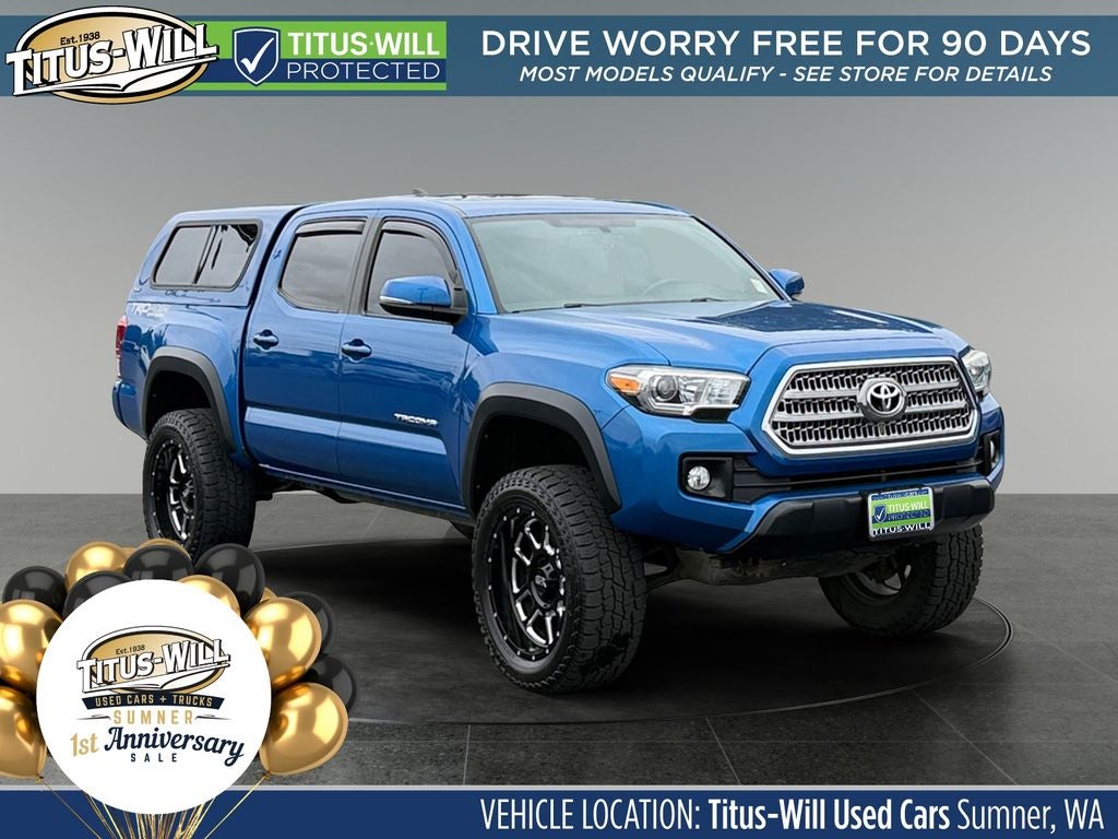 2016 Toyota Tacoma Azul (Blazing Blue) Camioneta Todo terreno 6 velocidades Manual