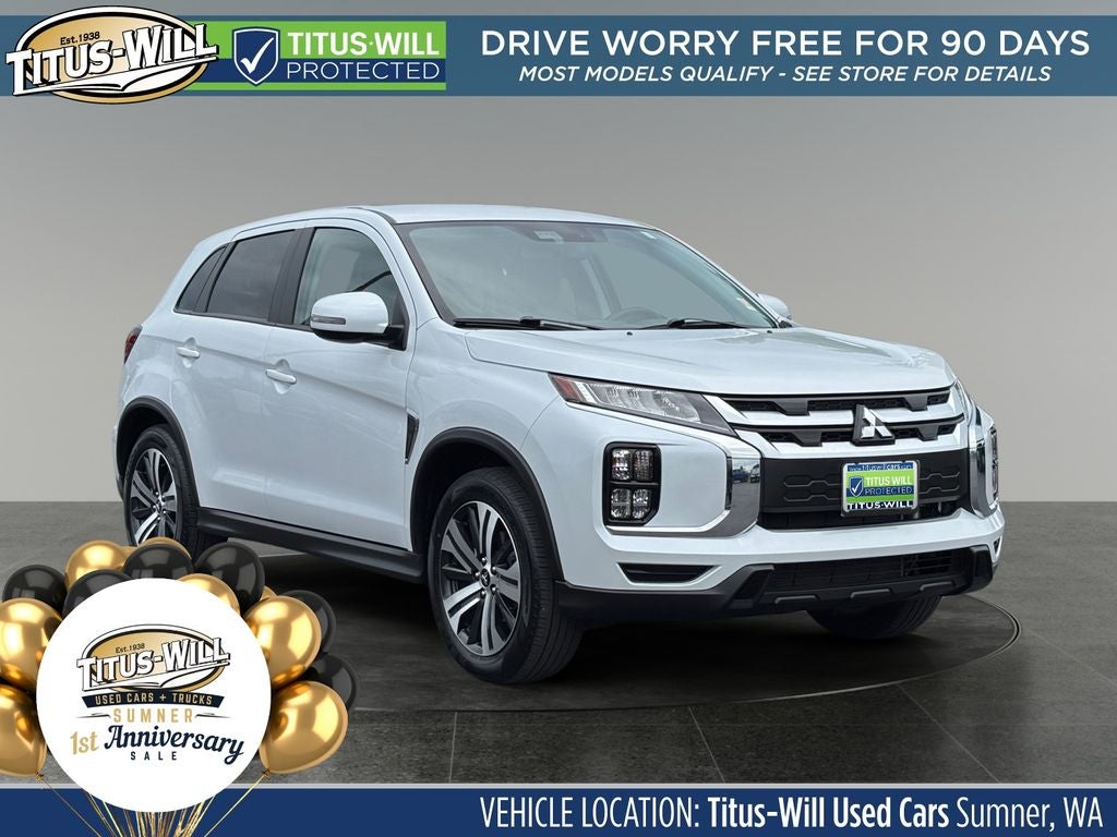 White 2025 Mitsubishi Outlander Sport SUV / Crossover All-Wheel Drive Continuously Variable Transmission