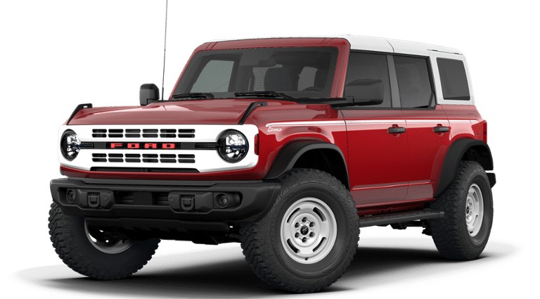 Ruby Red Metallic Tinted Clearcoat 2026 Ford Bronco Heritage Edition 4-Door 4WD SUV / Crossover Four-Wheel Drive Automatic