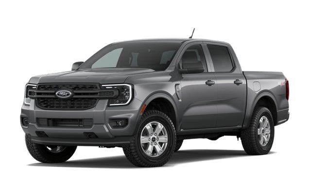 Carbonized Gray Metallic 2026 Ford Ranger XL SuperCrew 4WD Pickup Truck Four-Wheel Drive Automatic