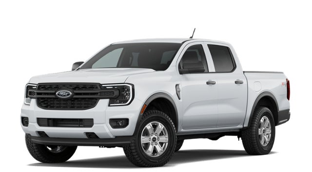 Oxford White 2026 Ford Ranger XL SuperCrew 4WD Pickup Truck Four-Wheel Drive Automatic