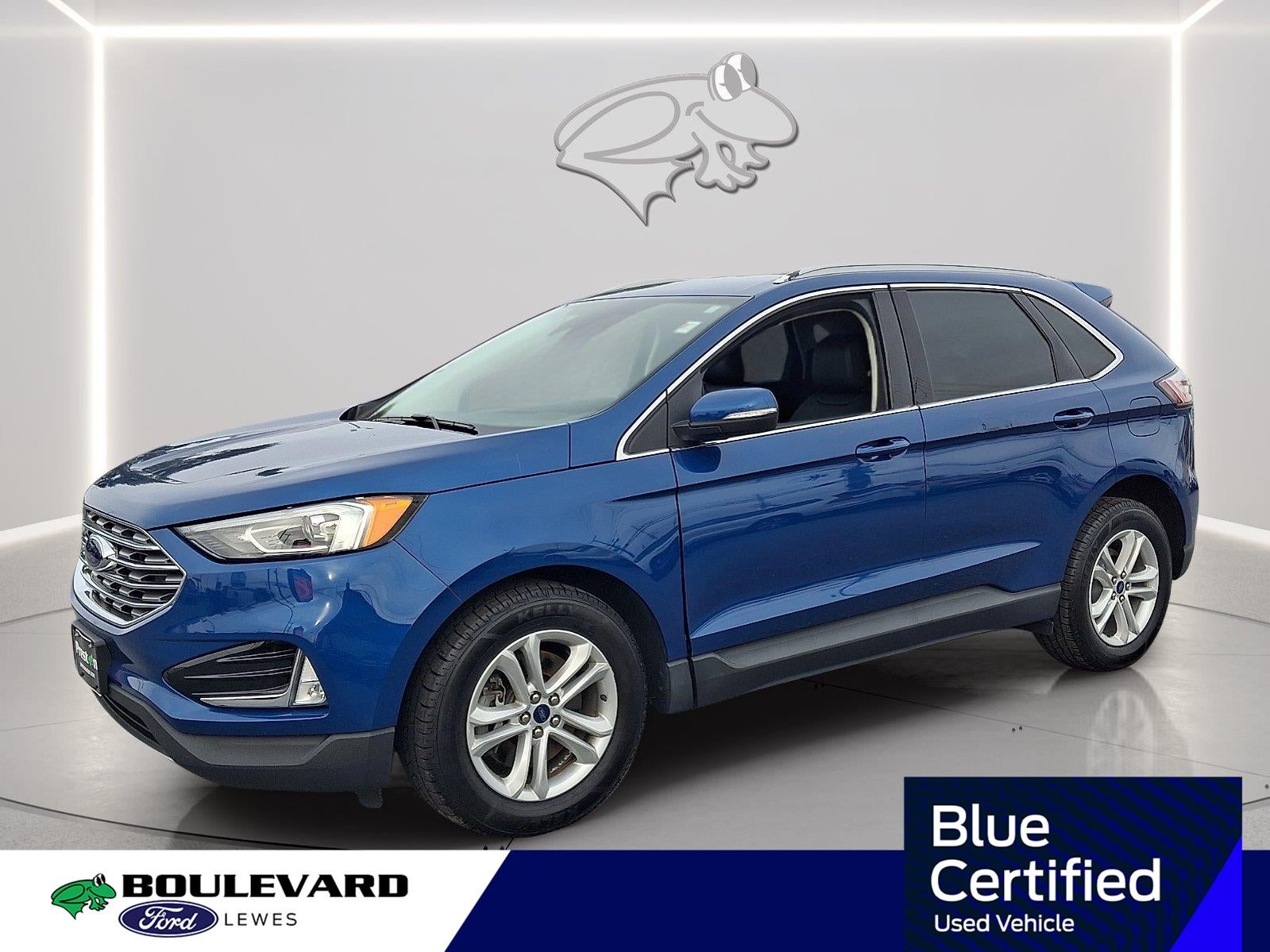 Atlas Blue 2020 Ford Edge SUV / Crossover All-Wheel Drive 8-Speed Automatic