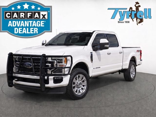 White Metallic 2021 Ford F-350 Super Duty Pickup Truck Four-Wheel Drive Automatic