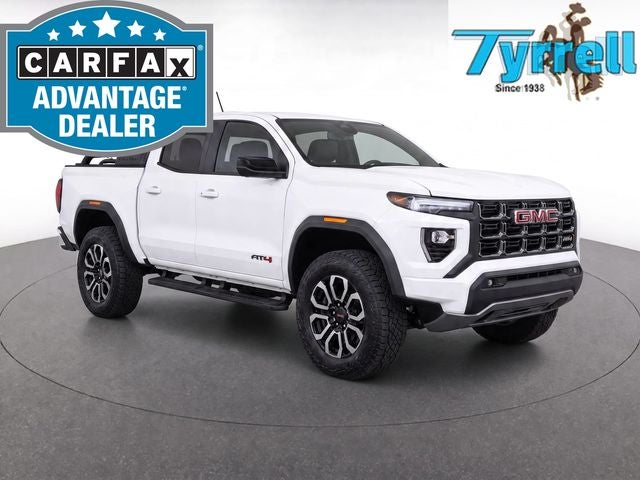 Summit White 2025 GMC Canyon Pickup Truck Four-Wheel Drive 8-Speed Automatic