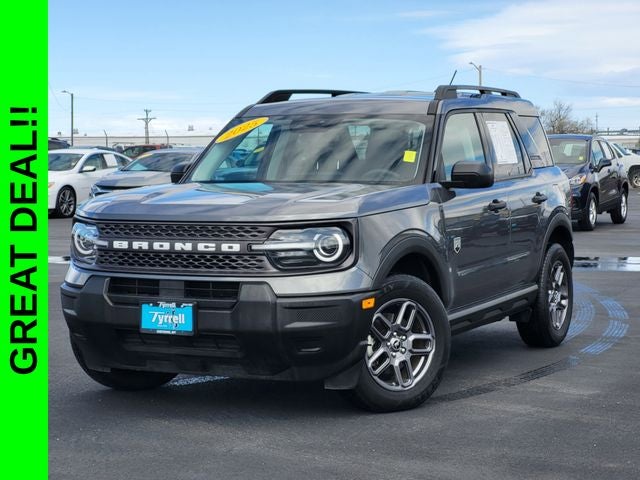 Gray Metallic 2025 Ford Bronco Sport SUV / Crossover All-Wheel Drive 8-Speed Automatic