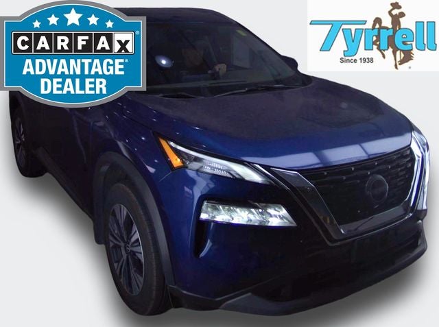 Blue 2023 Nissan Rogue SUV / Crossover All-Wheel Drive Continuously Variable Transmission