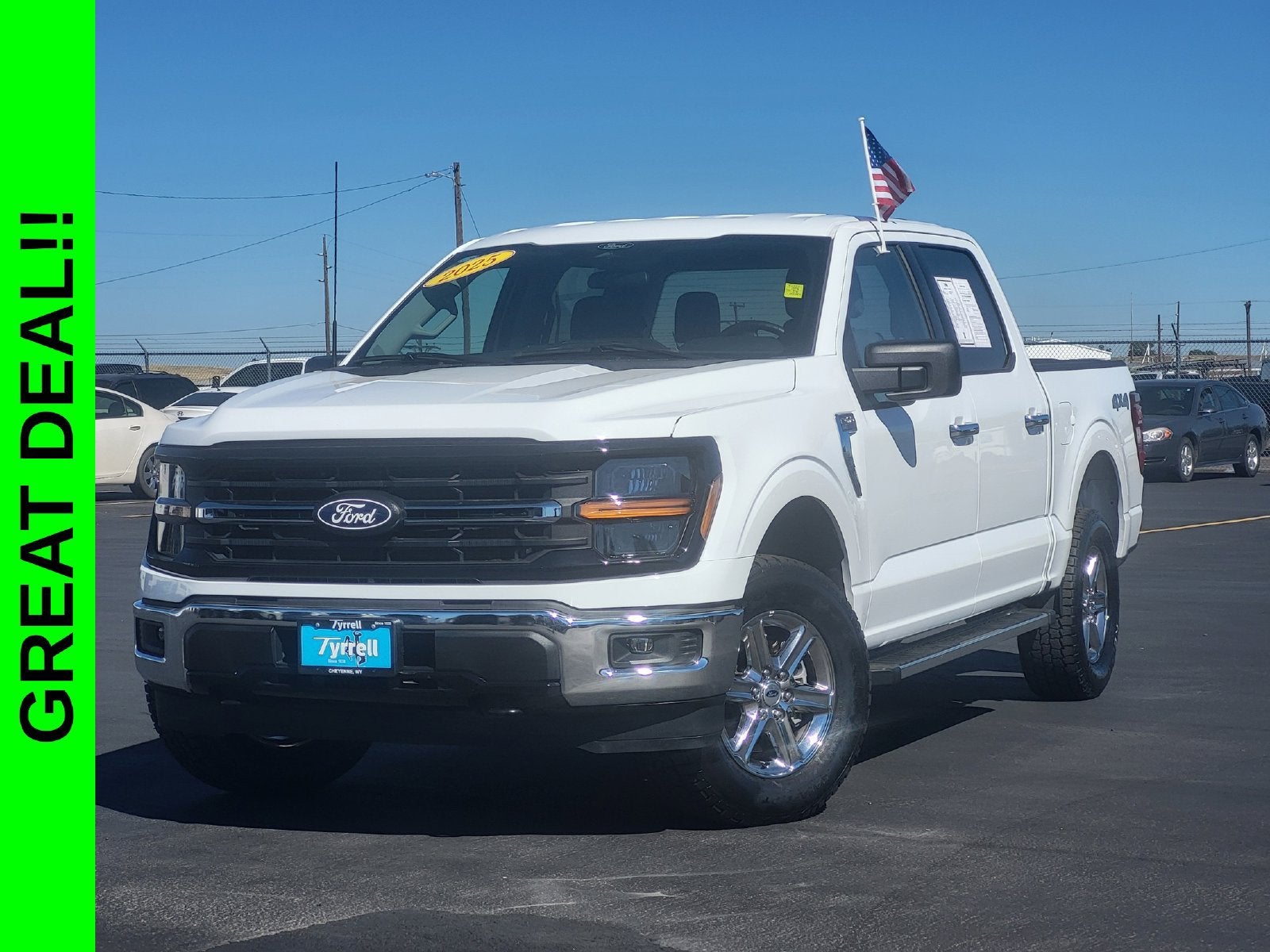 Oxford White 2025 Ford F-150 Pickup Truck Four-Wheel Drive Automatic