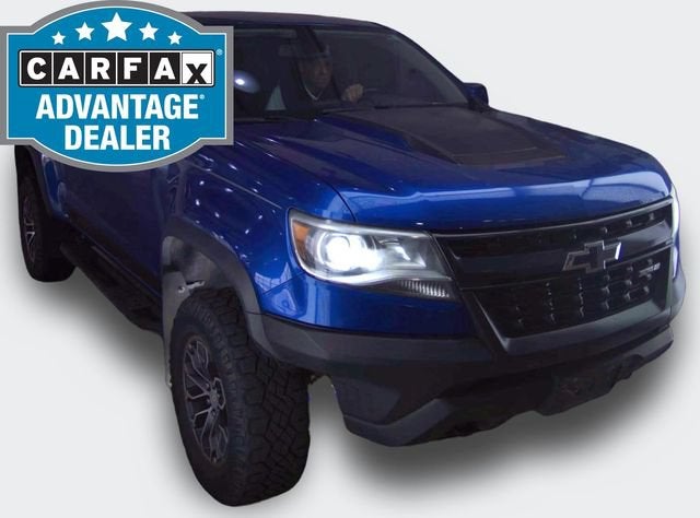 Kinetic Blue Metallic 2020 Chevrolet Colorado Pickup Truck Four-Wheel Drive Automatic