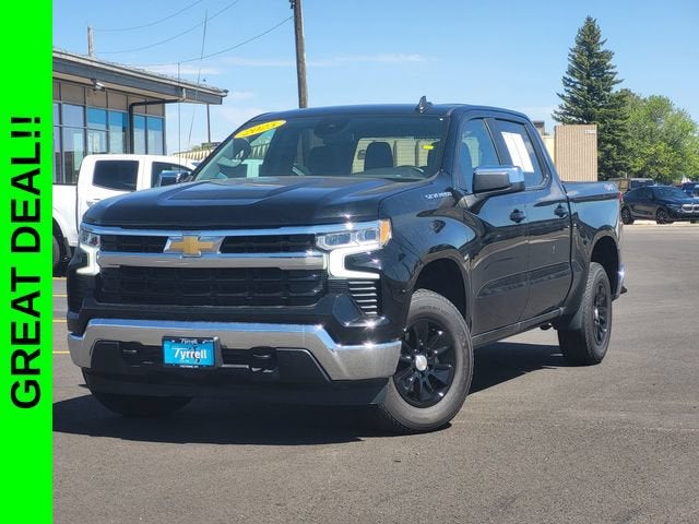 Black 2025 Chevrolet Silverado 1500 Pickup Truck Four-Wheel Drive Automatic