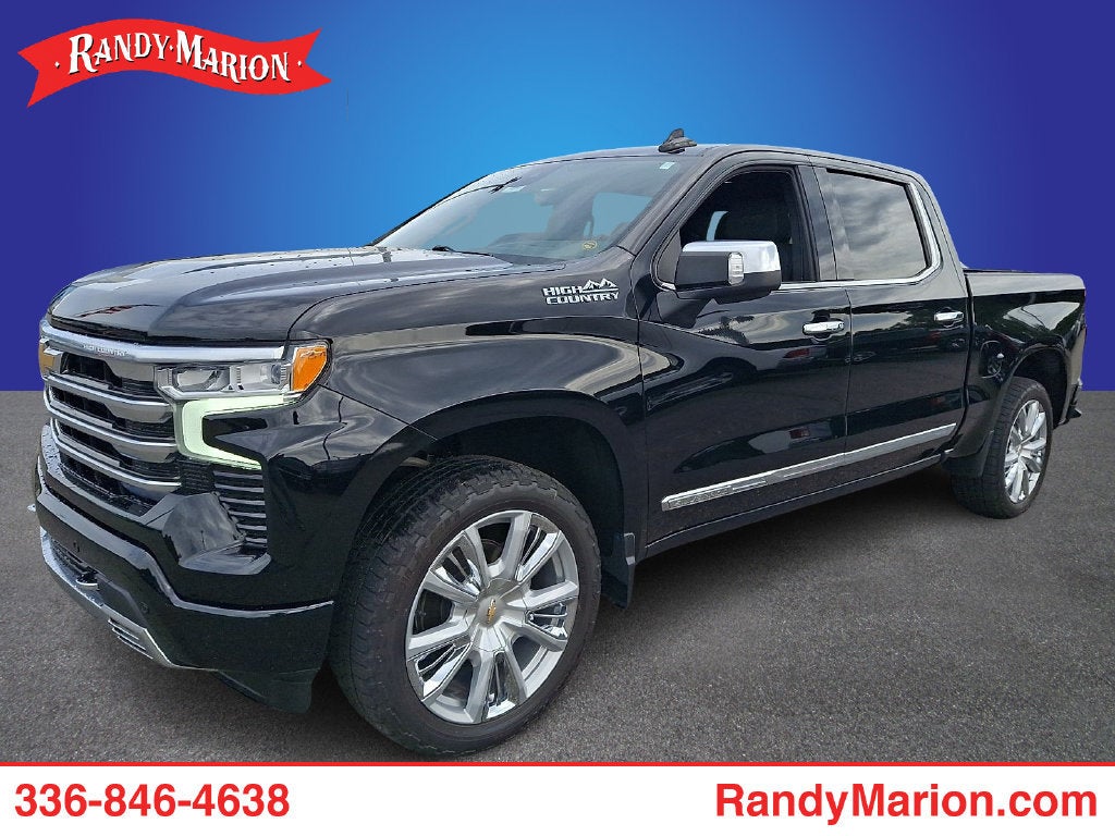 Black 2023 Chevrolet Silverado 1500 Pickup Truck Four-Wheel Drive Automatic
