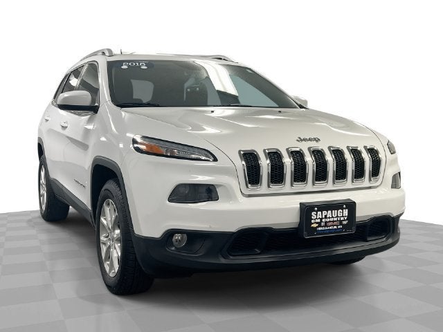 White 2018 Jeep Cherokee SUV / Crossover Four-Wheel Drive Automatic