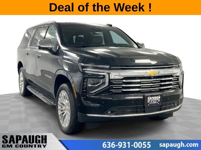 Black 2025 Chevrolet Suburban SUV / Crossover Four-Wheel Drive Automatic