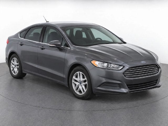 Gray 2015 Ford Fusion Sedan Front-Wheel Drive Automatic