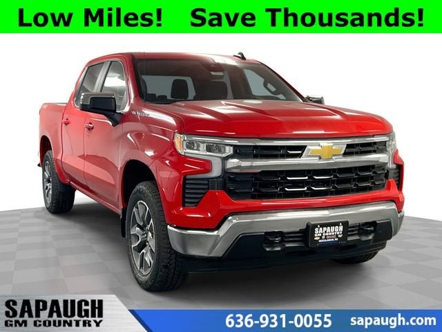 Red Hot 2025 Chevrolet Silverado 1500 Pickup Truck Four-Wheel Drive Automatic