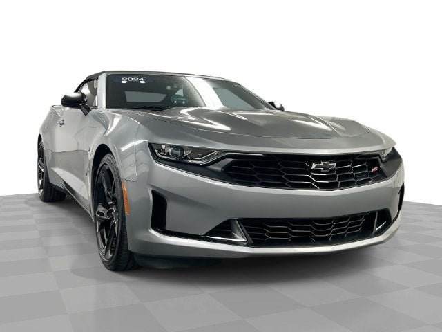 Sharkskin Metallic 2024 Chevrolet Camaro Convertible Rear-Wheel Drive Automatic