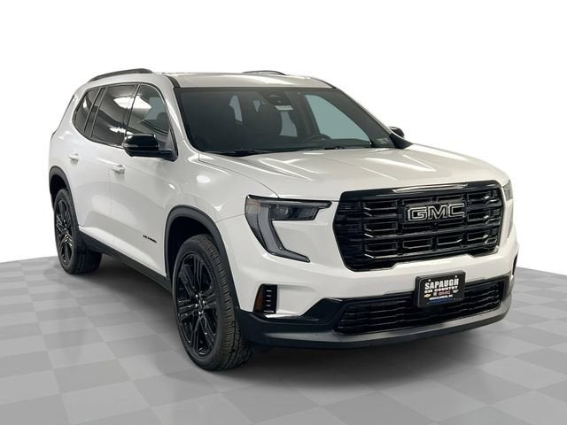 Summit White 2025 GMC Acadia Elevation AWD SUV / Crossover Four-Wheel Drive Automatic