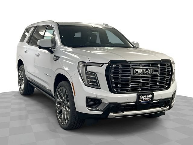 Glacier White Tricoat 2026 GMC Yukon SUV / Crossover Four-Wheel Drive Automatic